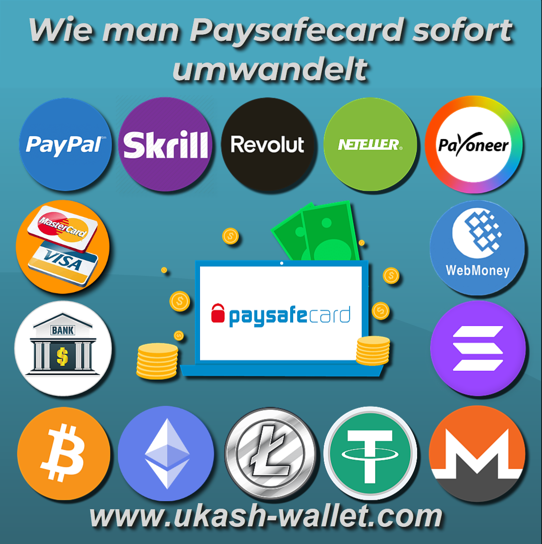 Wie man Paysafecard sofort umwandelt