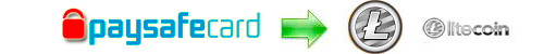 Wechselkurse Paysafecard zu Litecoin, Paysafecard zu LTC.