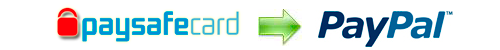 Wechselkurse Paysafecard zu PayPal GBP, Paysafecard zu PayPal EUR, Paysafecard zu PayPal USD.