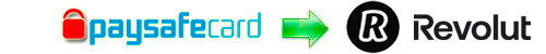 Wechselkurse Paysafecard zu Revolut, Revolut mit Paysafecard aufladen.