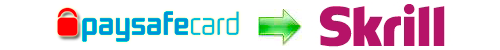 Wechselkurse Paysafecard zu Skrill EUR, Paysafecard in Skrill USD.