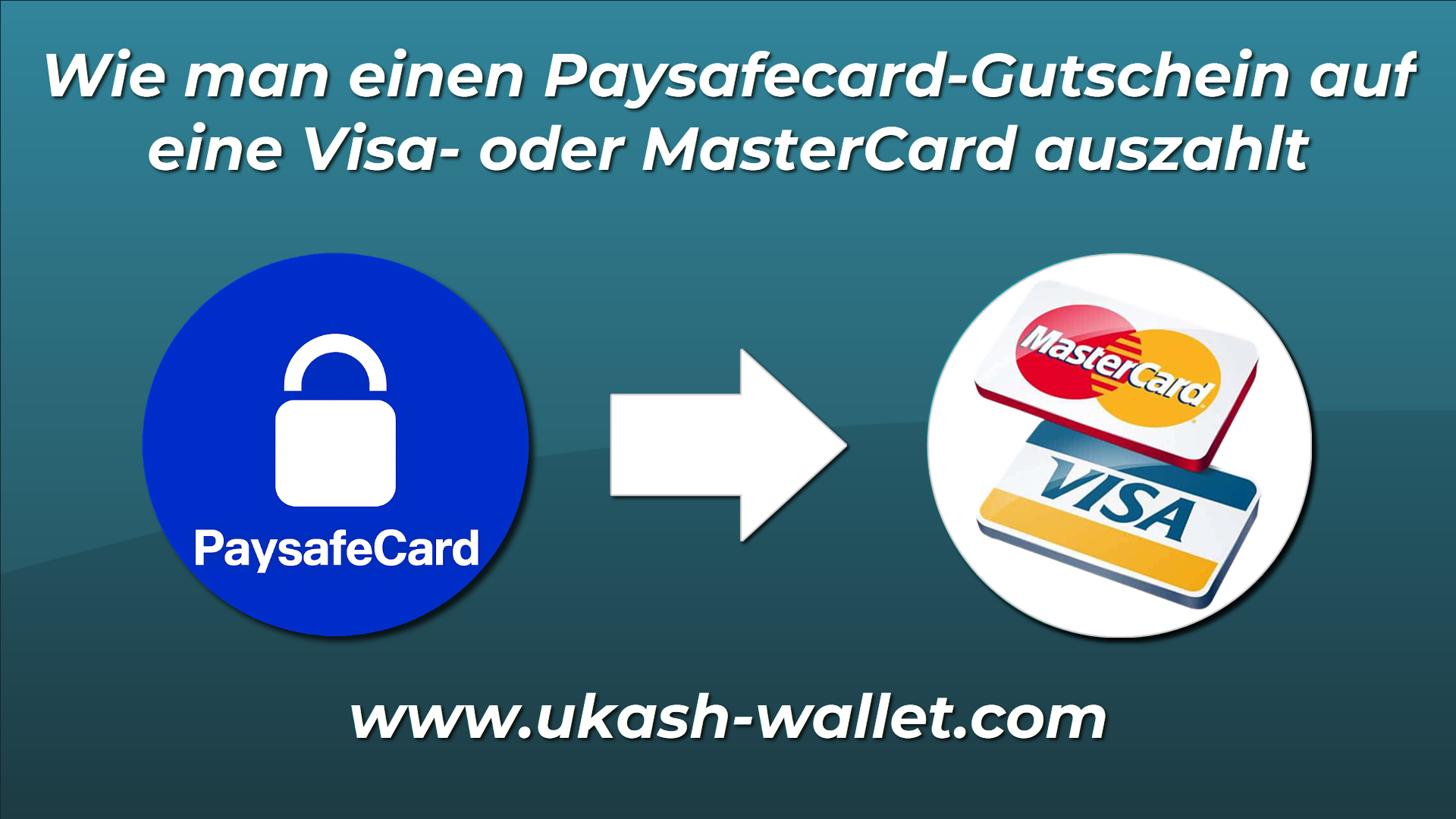 Paysafecard Guthaben sofort auf Visa / Mastercard auszahlen lassen.