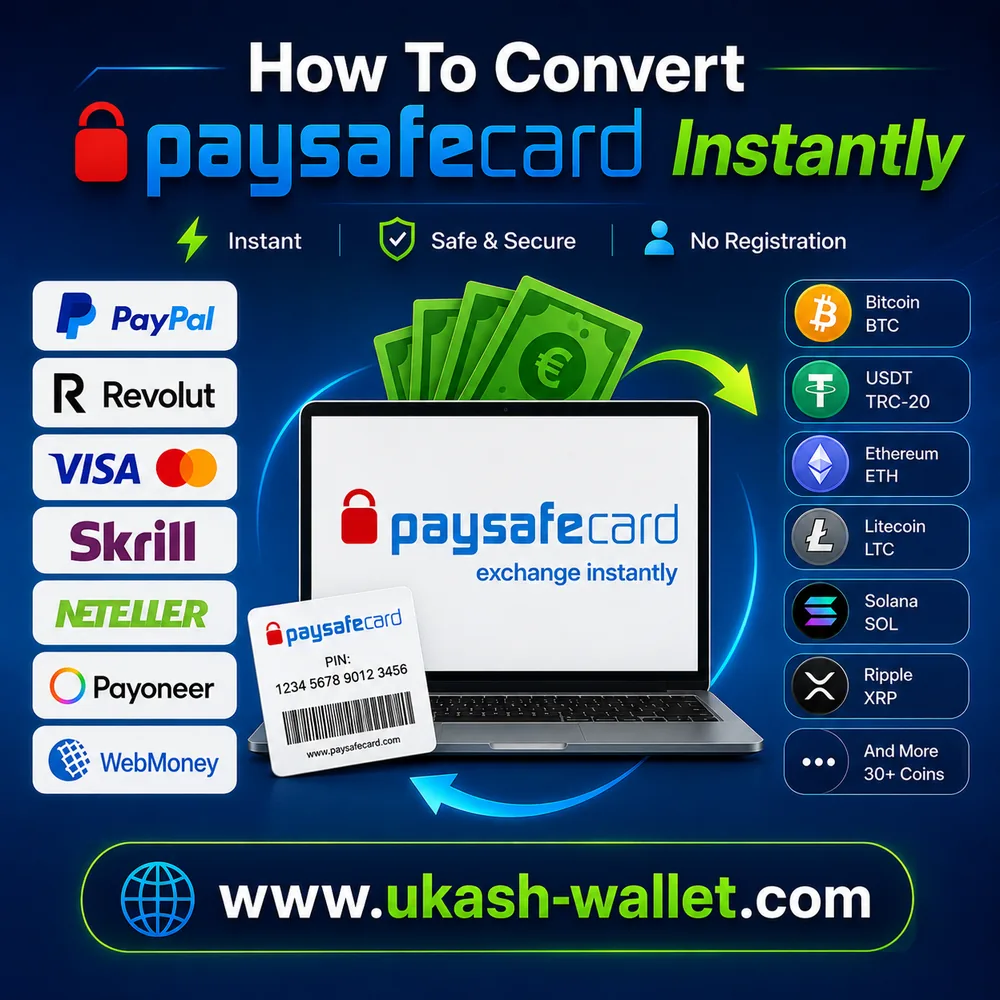 How to Convert Paysafecard Instantly