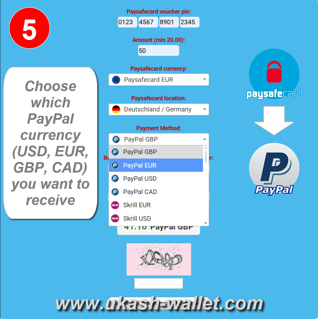 Pick Your PayPal Currency