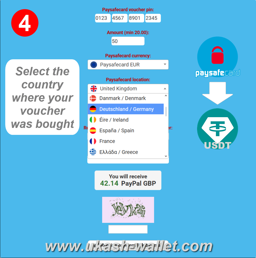 Choose the Country of Purchase