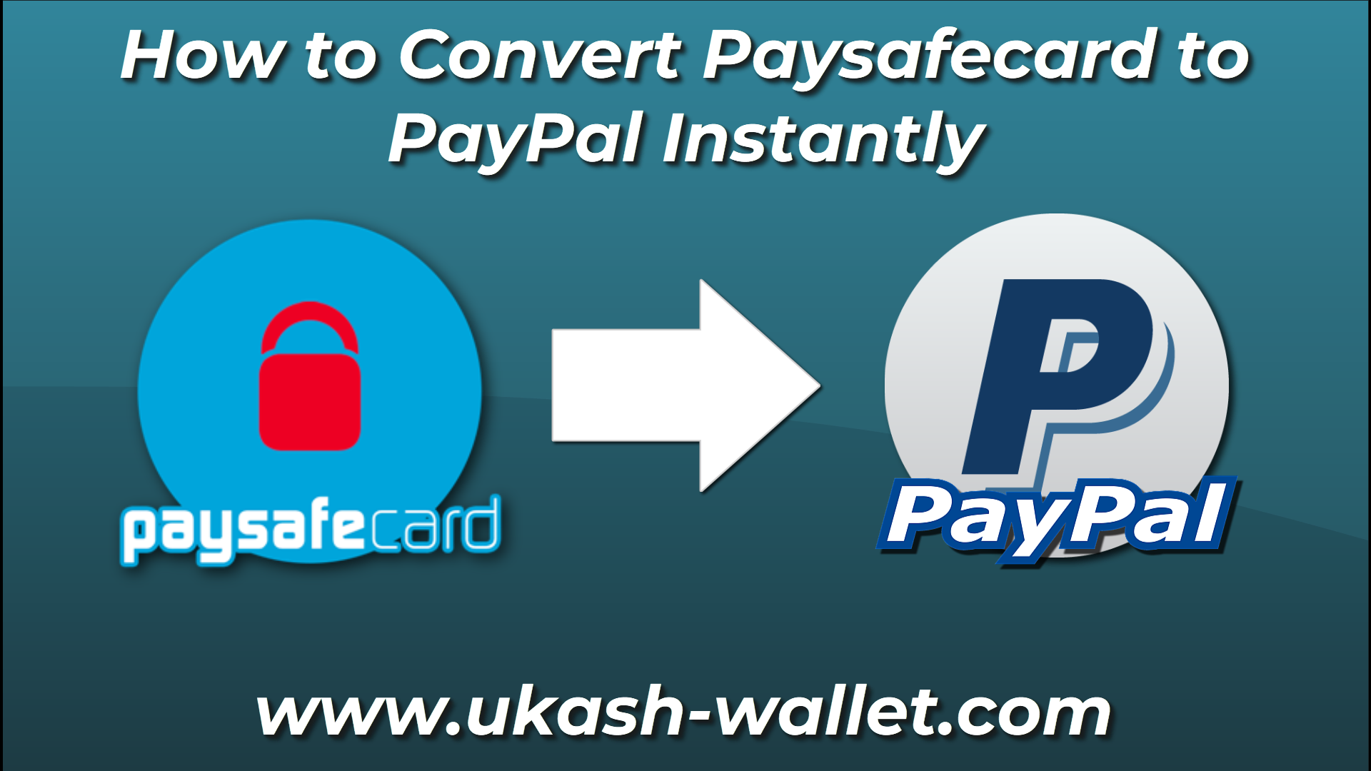 How to convert Paysafecard to PayPal instantly