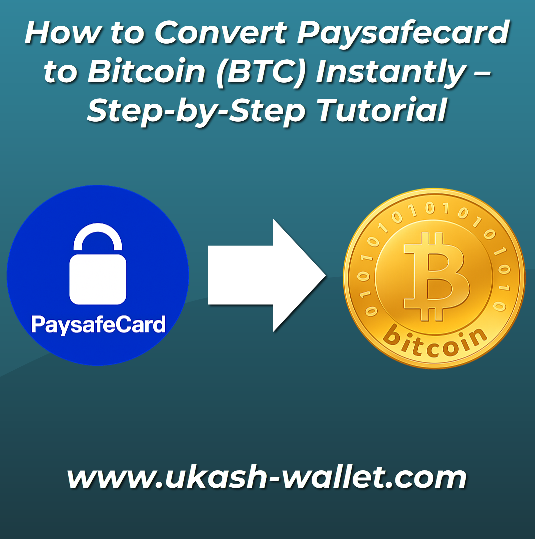 How to Convert Paysafecard to Bitcoin (BTC) Instantly – Step-by-Step Tutorial